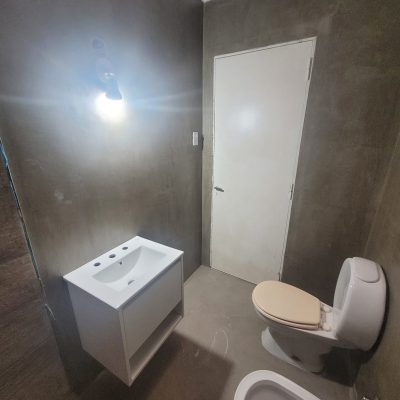 PH 12, flip, baño restaurado