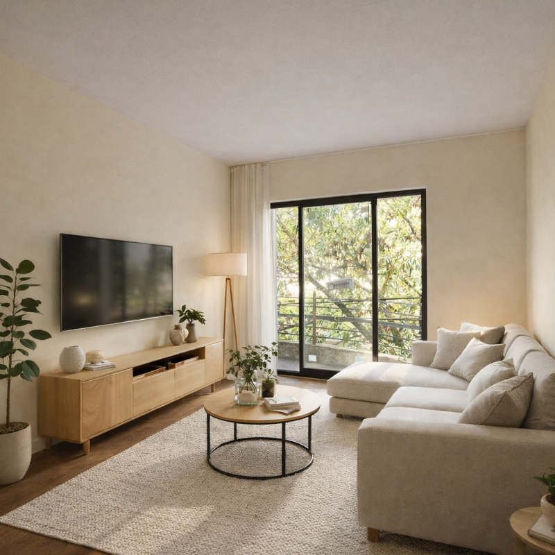 Living-comedor horizontal
